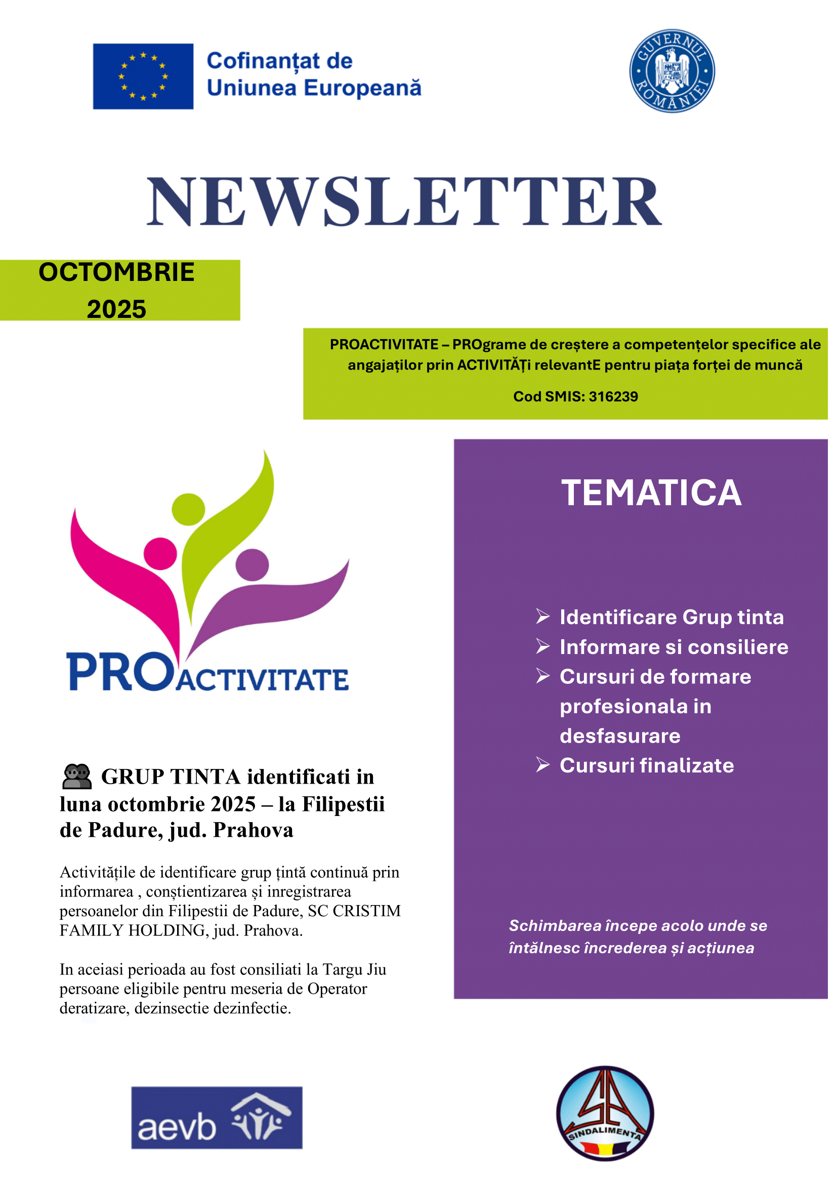 Newsletter Octombrie 2025 - Page 1
